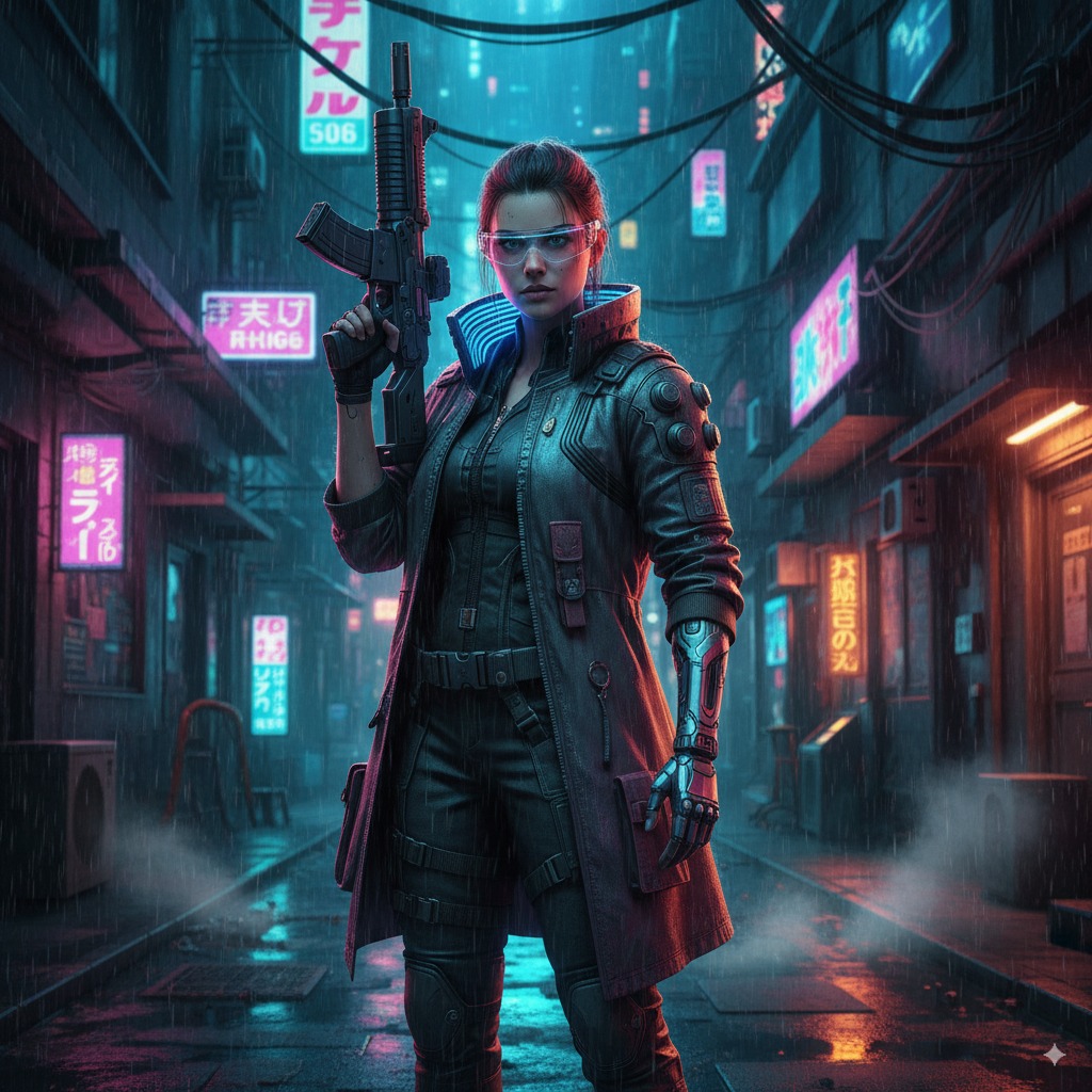 Cyberpunk Hero